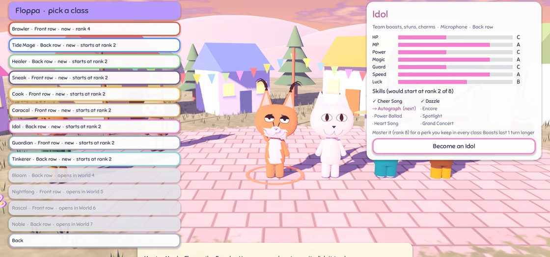 The Class Hall in a Floppatopia town